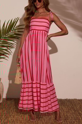 Vestido comprido - Rosa