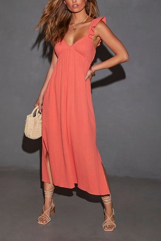 Vestido comprido - Laranja