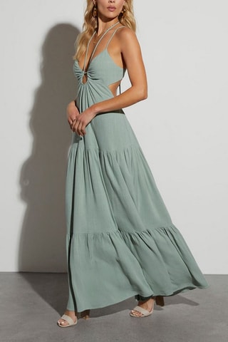 Vestido comprido - Verde