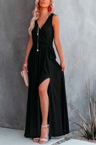 Vestido comprido Preto