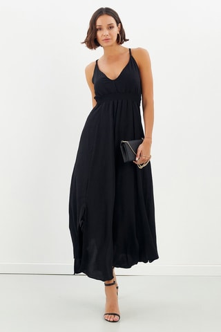 Vestido comprido Preto