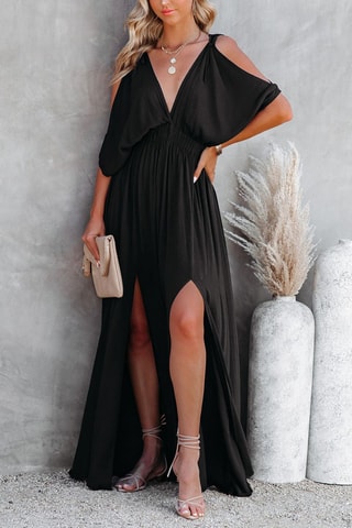 Vestido comprido - Preto