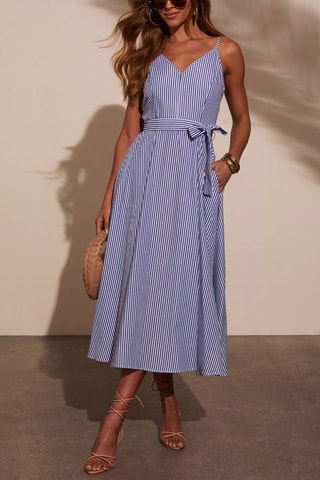 Vestido midi - Azul
