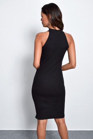 Vestido justo Preto
