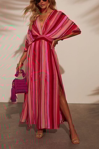 Vestido comprido - Rosa