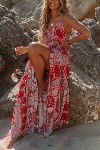 Vestido comprido - Vermelho