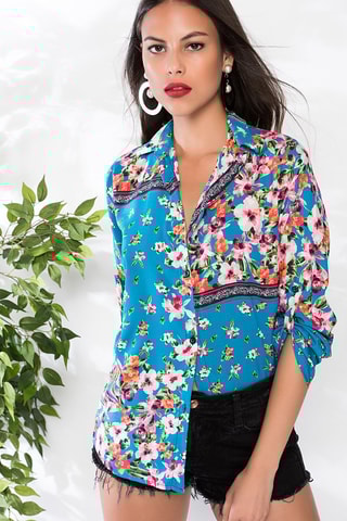 Camisa Azul pato