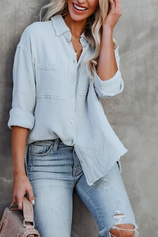 Camisa - Azul-claro