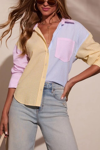Camisa - Amarelo e azul