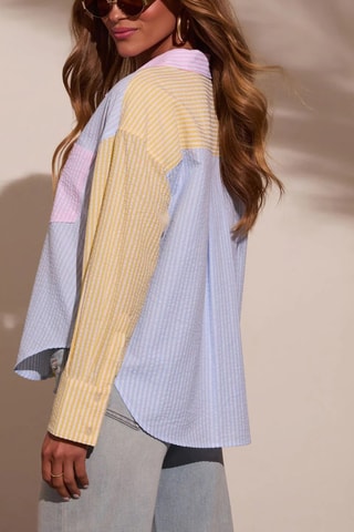 Camisa - Amarelo e azul