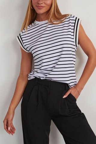 T-shirt - Branco e preto