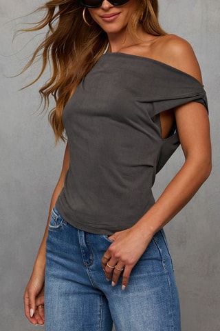 Blusa - Cinzento