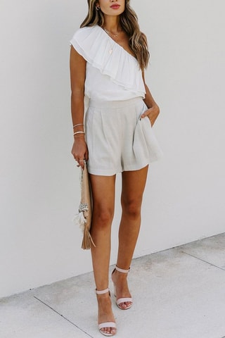 Blusa assimétrica - Branco
