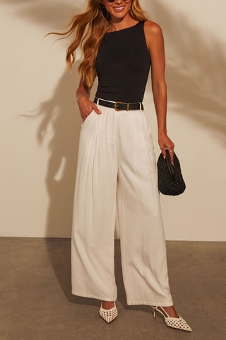 Camisola de alças - Preto