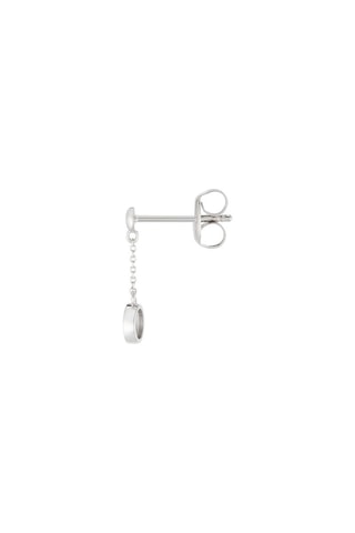 Brincos Comme sur un nuage - Ouro branco e diamantes