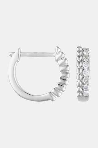 Brincos Procida - Ouro branco e diamantes