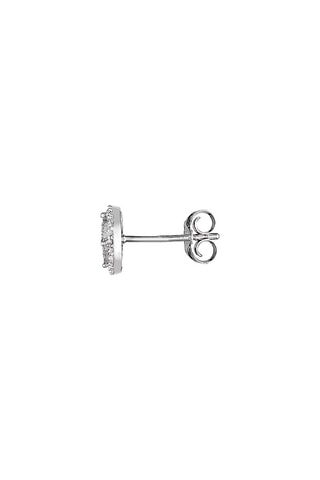 Brincos Brillant d'Orient Ouro branco e diamantes