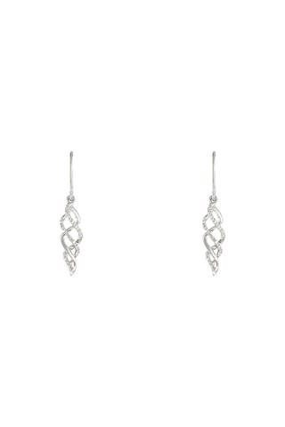 Brincos   Ouro branco e diamantes