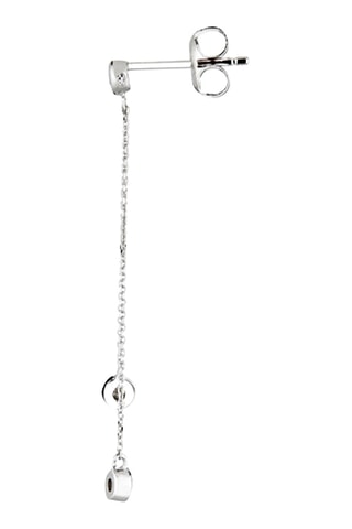 Brincos Planer sur ton cœur - Ouro branco e diamantes