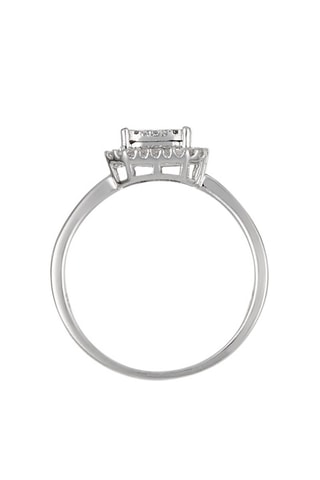 Anel D'amour et de Tendresse Ouro branco e diamantes
