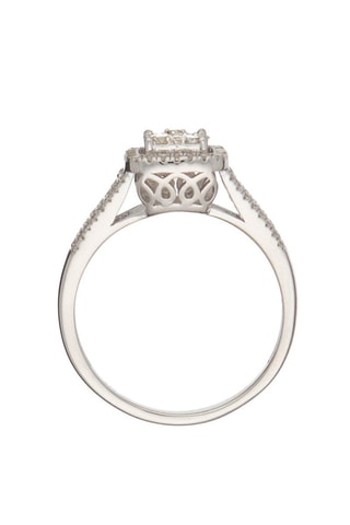 Anel Beloni Ouro branco e diamantes