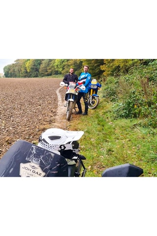 Coffret Randonnée moto de 4h avec équipement de pilote intégral et collation