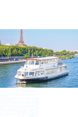 Coffret 2h d'excursion sur la Seine avec dîner, pour 2 personnes