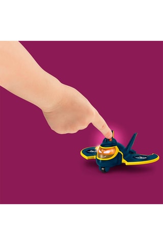Vlam en Batplane Batwheels Fisher-Price Lichtgevende Voertuigen - 2 Producten - Vanaf 3 Jaar