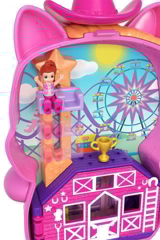 Set Rodeo Poney Polly Pocket - Vanaf 4 Jaar