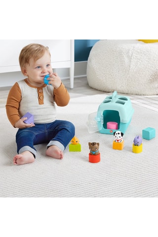 Blokken Pets Sort & Stow Pet Carrier Fisher-Price - Vanaf 6 Maanden