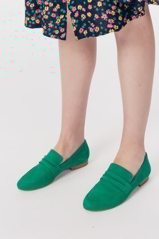 Mocassins em couro Homassin - Verde