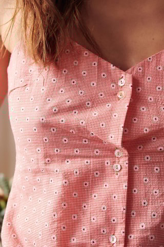 Camisola interior - 
Vermelho
