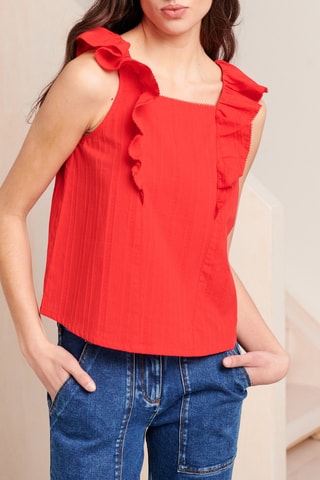 Top - 
Vermelho