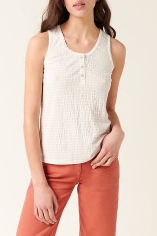Camisola de alças - 
Areia