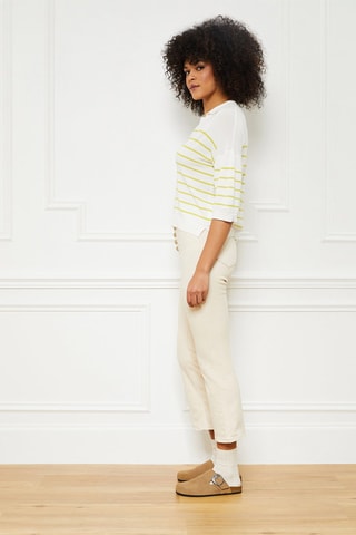 Top Madina - Vert et blanc
