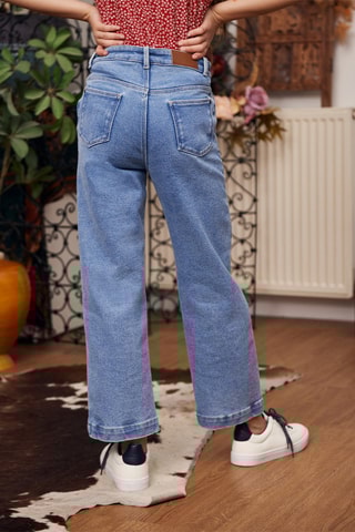 Jeans hoge taille Palaty - Hemelsblauw