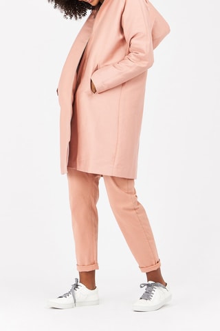 Parca com capuz Latina - Rosa