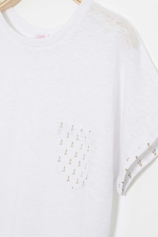T-shirt em linho Tutty - Branco