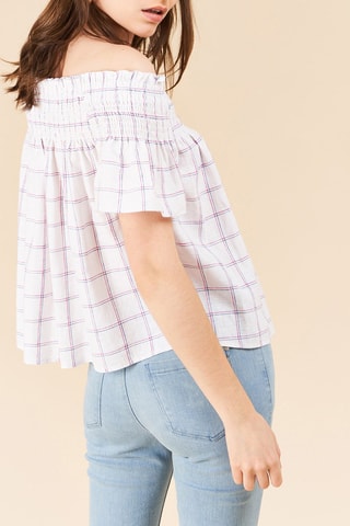 Top em linho Tess - Branco