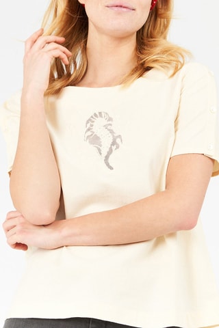 T-shirt Tipocampe - Bege