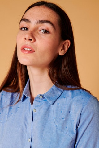 Blouse-jurk Rocco - Hemelsblauw