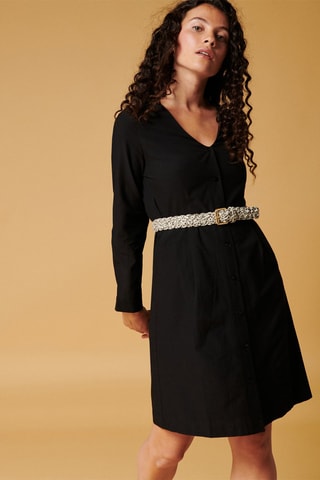 Blouse-jurk Rostom - Zwart