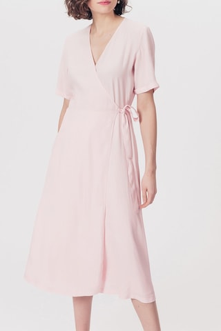 Robe portefeuille Rozana Rose poudré