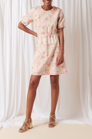 Robe droite - 
Rose