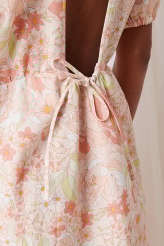 Robe droite - 
Rose