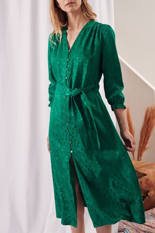 Blouse-jurk - 
Groen