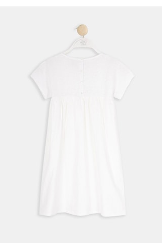 Vestido estilo patinadora Reuilly - Marfim