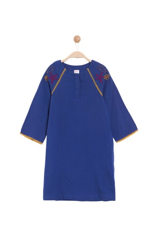 Vestido direito Rigaty - Azul-real