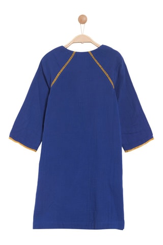 Vestido direito Rigaty - Azul-real