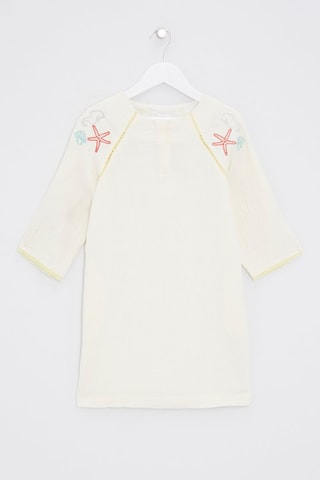 Vestido direito Rigaty - Branco
